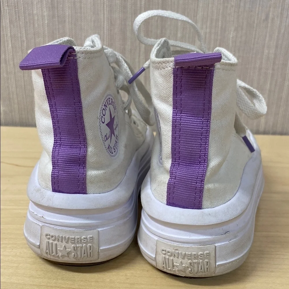 Converse Chuck Taylor All Star Move Color Pop Platform‎ white & purple high top